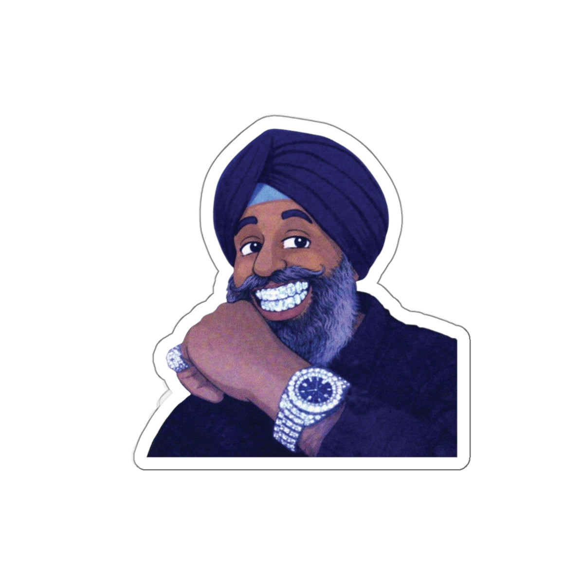 Bust Down Majithia Sticker
