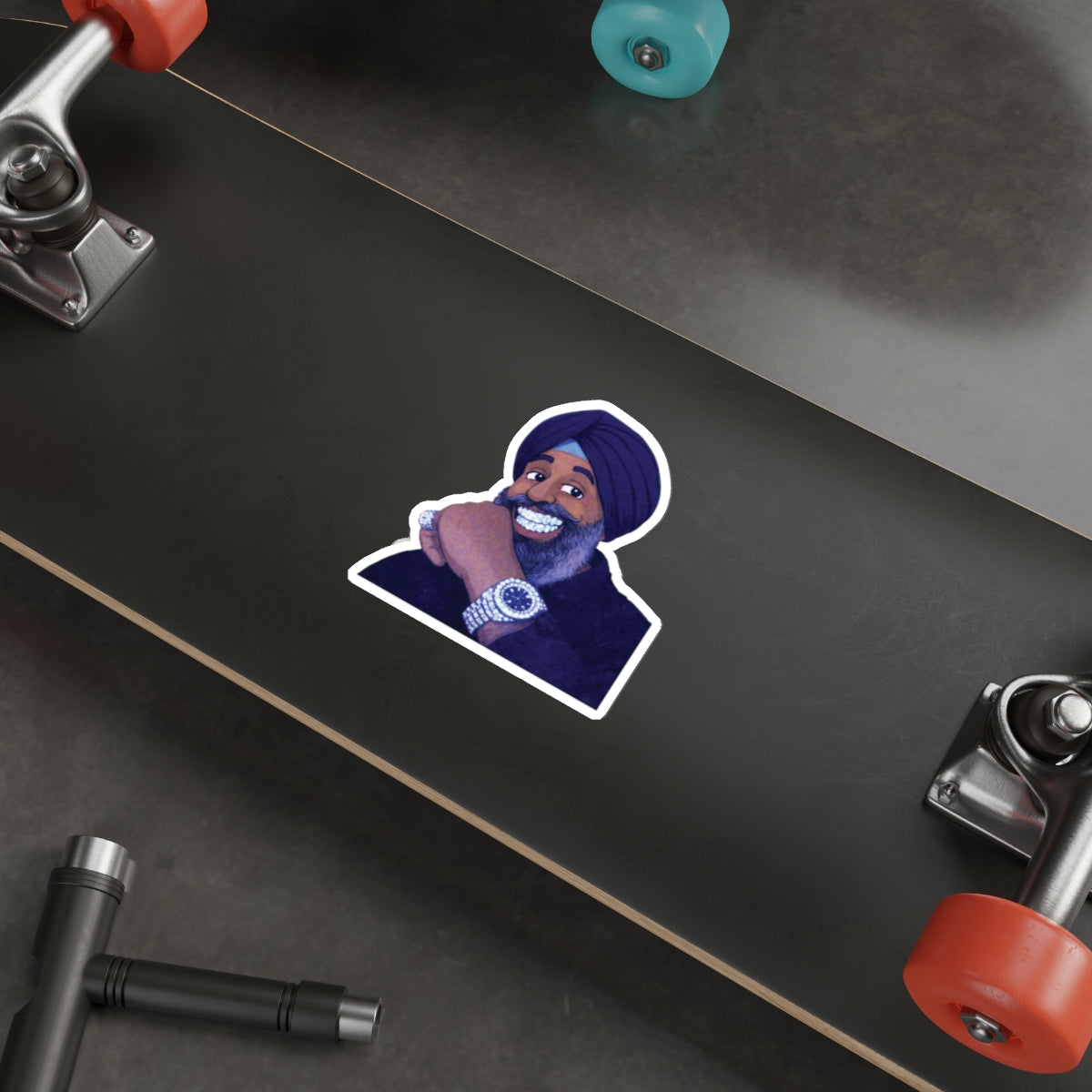 Bust Down Majithia Sticker