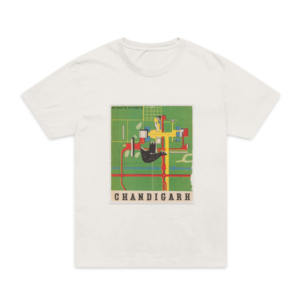 Chandigarh Modernist Grid Tee — Architectural Streetwear