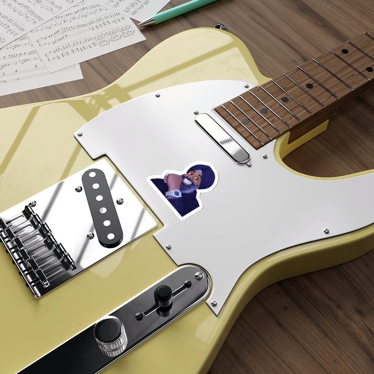 Bust Down Majithia Sticker