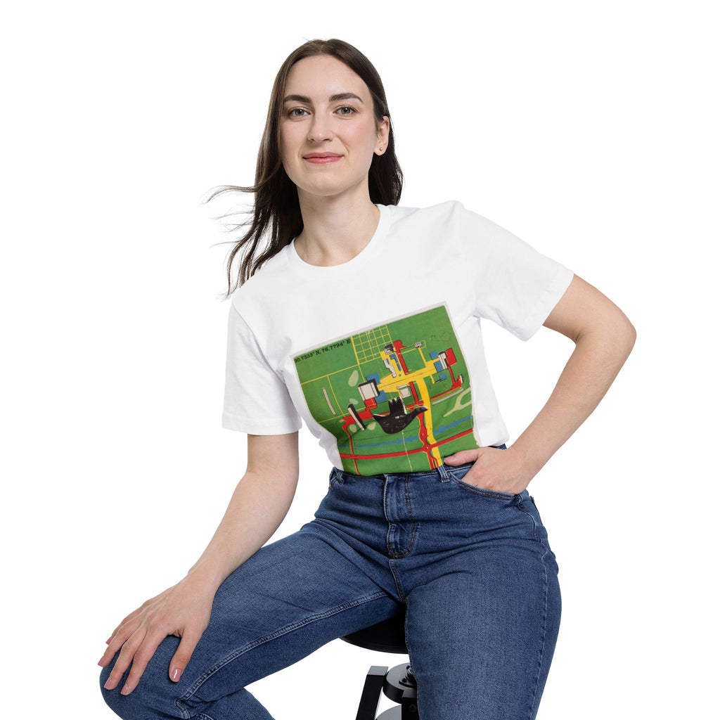 Chandigarh Modernist Grid Tee — Architectural Streetwear