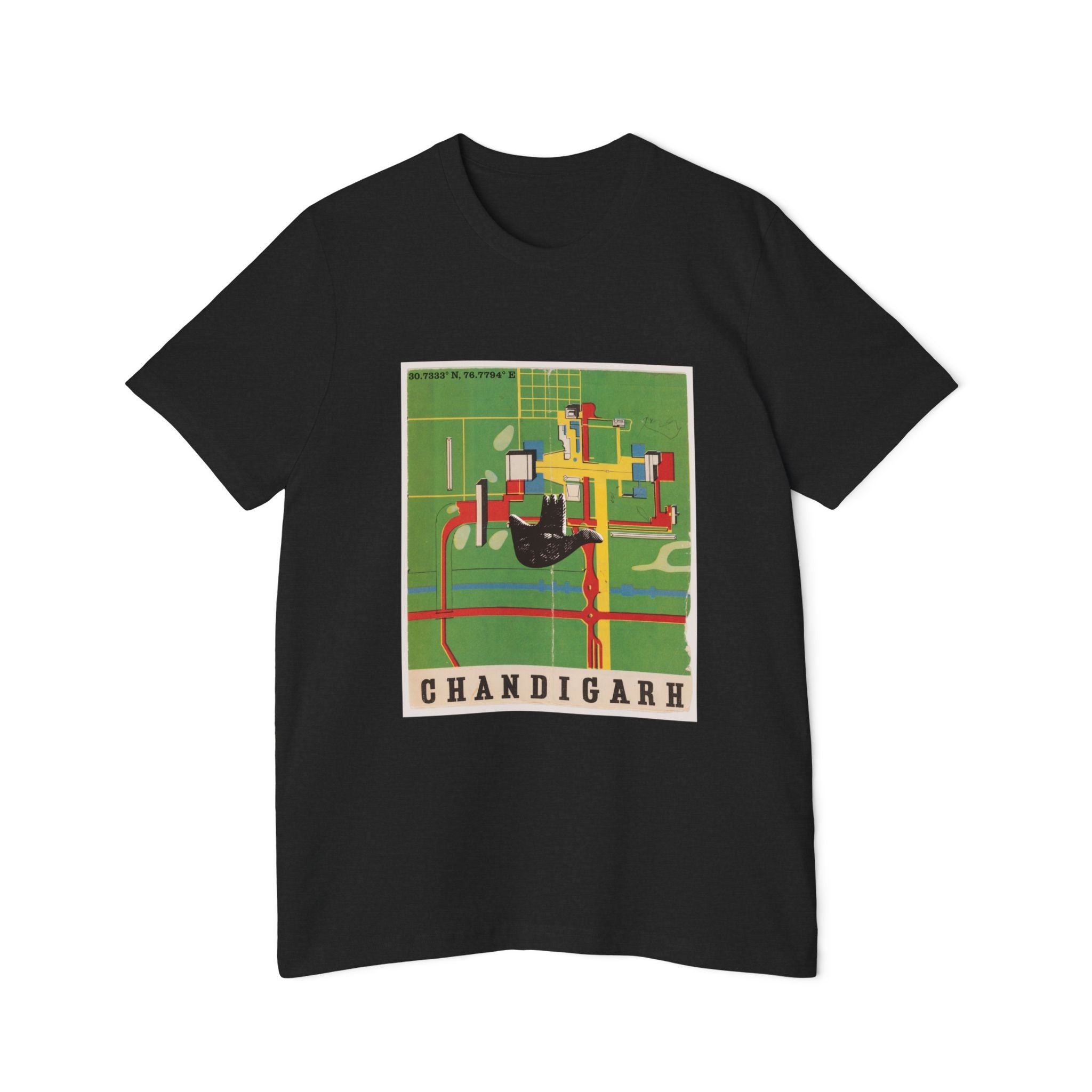 Chandigarh Modernist Grid Tee — Architectural Streetwear